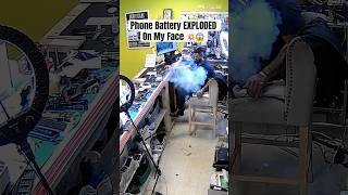 BATTERY EXPLODED With LOUD Sounds  #shorts #battery #apple #iphone #ios #android #samsung #fyp