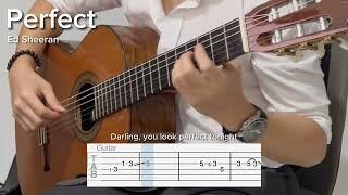 Perfect by Ed Sheeran (EASY Guitar Tab)