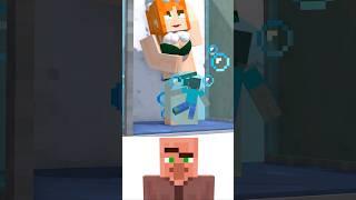 (Girl Revenge) Minecraft Villager Oi Oi Oi meme #shorts #minecraft