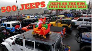 Jeeps On The Run Toys for Tots 2023- Decorated Jeeps- part 1