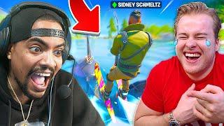 IK LIET SIDNEY MET EEN HAAI ZWEMMEN..  - Fortnite Battle Royale (Nederlands)