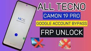 Tecno Camon 19 pro (Ci8) Frp Bypass  Google Account Unlock  2025 Method Without PC