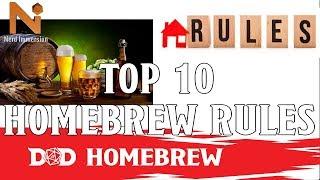 Top 10 D&D 5e Homebrew Rules | Nerd Immersion