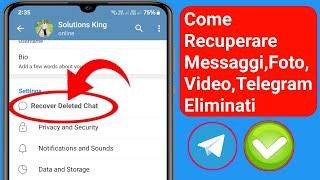 Come recuperare messaggi, chat, immagini e video cancellati di Telegram | 2025