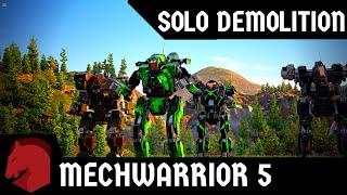 Mechwarrior 5 Mercenaries | Best Demolition Mission Strategy