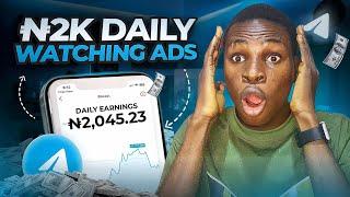 Make FREE ₦2,000 DAILY Watching Ads on Telegram! [TESTE & CONFIRMED] Make Money Watching Ads