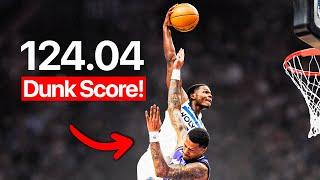 The NBA Just Released The "Dunk Score" and It's Terrifying