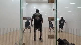 Monga/Chris verus Bigote/Sapo indoor handball #bigball LA Fitness North County San Diego, California