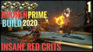 Warframe- Kronen Prime Build 2020 Insane Red Crits!