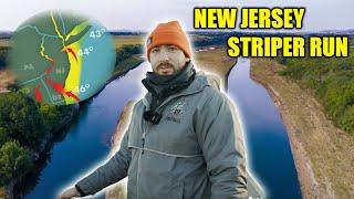 NEW JERSEY STRIPER FISHING IN THE RIVER!!!