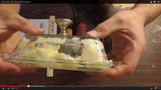 glass butter dish slippery lid fix handle it