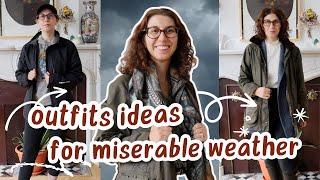 How to look good in the rain | outfit ideas for the miserable weather