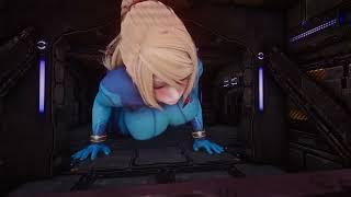 Samus Aran become  - Giantess growth animation