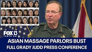 Asian massage parlors bust in Florida lands 21 women in jail