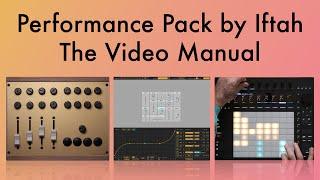 Performance Pack by Iftah - The Video Manual (Ableton Live 12)