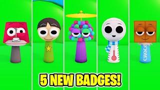 (UPDATE!) ACCURATE 3D SPRUNKI ROLEPLAY - How to get ALL 5 NEW BADGES!! NEW UPDATE! (ROBLOX)