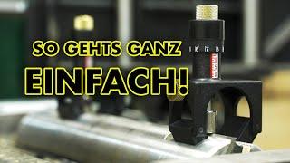 Hobelmaschine richtig einstellen - Hobelmesser ausrichten, Walzen korrigieren, Aufnahmetisch ...