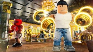 ОБУСТРАИВАЮ СПОРТ ЗАЛ  В Gym Tycoon ROBLOX