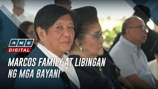 Bongbong Marcos, family visit remains of Marcos Sr on All Saints' Day