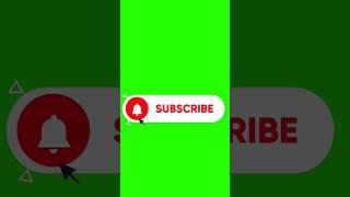 Subscribe green screen  Green screen Subscribe like Bell icon button