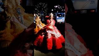 Very Elegant Reyna Banderada She's a Queen with her beautiful Red Gown