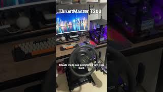 ThrustMaster T300 GT - Start up - aftermarket wheel