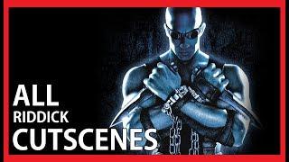 The Chronicles of Riddick: Escape from Butcher Bay - All Cutscenes [HD]