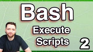 Executing Shell Scripts - Bash Programing Tutorial 2