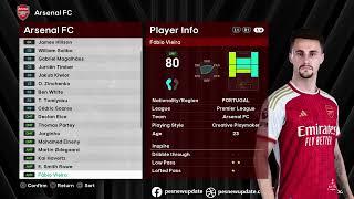 [Download] Arsenal Update Facepack || PES 2021 & Smoke Patch Football Life 2024