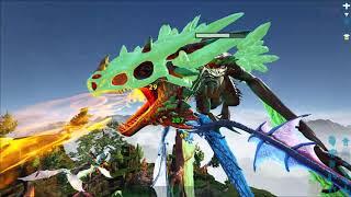 Ark Gamma Crystal Wyvern Queen Boss Fight! | Crystal Isles - Ark Survival Evolved