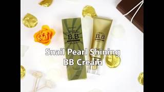 Coverage with Shiny Finish Deoproce Snail Galac Pearl Shining BB Cream