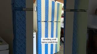 #ad A cute garage fridge?!  Be sure to use ScotchBlue™ PROSharp™ Painter's Tape.