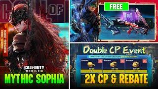 Double CP Event + CP Rebate in Season 1 CODM - Mythic Sophia Confirmed COD Mobile - 2025 Leaks