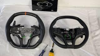 2nd Gen Acura NC1 NSX Bespoke Carbon Fiber Steering Wheel and Paddle DIY