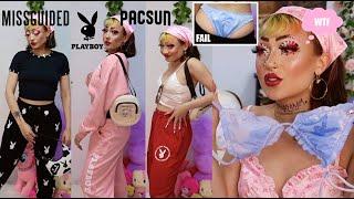 Playboy TRY ON / HONEST REVIEW | Pacsun + Missguided | Theresa Spencer