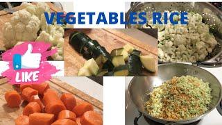 Weight Loss Vegetables Rice Recipe l Nutritious Lunch or Dinner