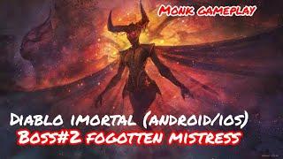 boss #2 forgotten mistress | #diabloimortal (monk solo game play)