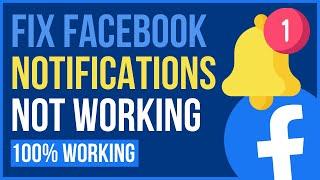 FACEBOOK NOTIFICATIONS NOT WORKING 2024 PC | Fix Facebook Not Showing Notifications