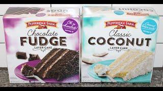 Pepperidge Farm Layer Cake: Chocolate Fudge & Classic Coconut Review