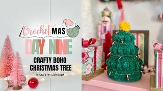 Crochetmas Day 9- Crafty Boho Christmas Tree