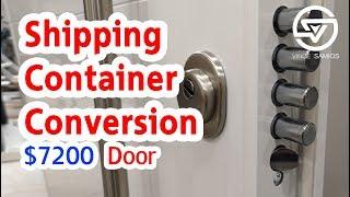 $7200 DOOR! - Shipping container home office - shipping container conversion