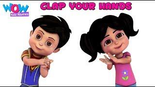 Clap Your Hands I Nursery Rhyme for KidsI Vir The Robot Boy I Wow Kidz Rhymes