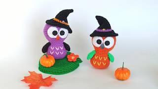 Magic Owl in a Witch's Cap - The Best Way to Create Amigurumi for Halloween