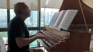 Enigmatic and mellow - Scarlatti Sonata in E K206 on harpsichord