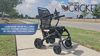 UNBOXING: Cricket Folding Power Wheelchair by Golden Technologies GP302