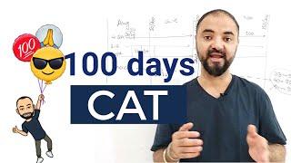 100 days to CAT. Strategy planning.