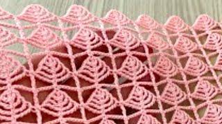 Crochet Leaf Sewing Pattern For Beginners/You Use this Idea for Christmas#diy