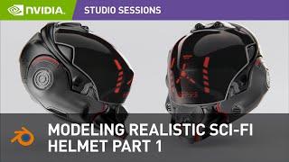 [Blender] Modeling Realistic Sci-Fi Helmet w/ Rachel Frick | Part 1: Beginning Modeling