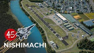 Building a NEW Military Airbase from the Ground Up | Nishimachi EP 45 | Cities Skylines