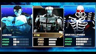 Real Steel ATOM & AMBUSH & ZEUS Halloween | BOSS Noisy Boy - ARCADE | NEW ROBOT Живая Сталь